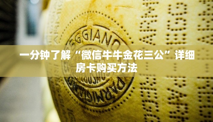 一分钟了解“微信牛牛金花三公”详细房卡购买方法
