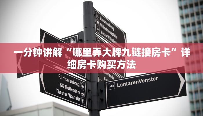 一分钟讲解“哪里弄大牌九链接房卡”详细房卡购买方法