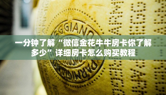 一分钟了解“微信金花牛牛房卡你了解多少”详细房卡怎么购买教程