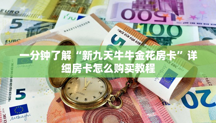 一分钟了解“新九天牛牛金花房卡”详细房卡怎么购买教程