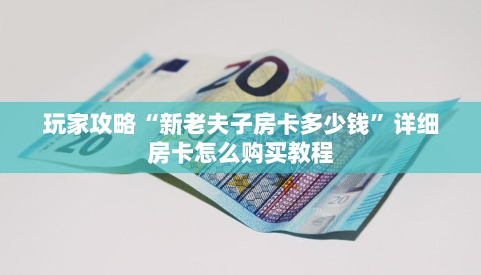 玩家攻略“新老夫子房卡多少钱”详细房卡怎么购买教程