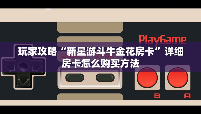玩家攻略“新星游斗牛金花房卡”详细房卡怎么购买方法