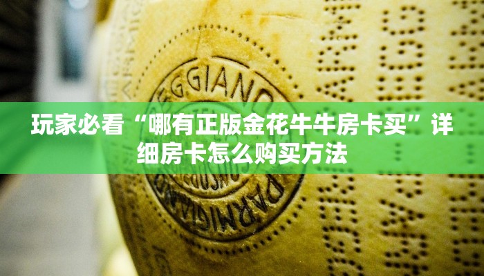 玩家必看“哪有正版金花牛牛房卡买”详细房卡怎么购买方法
