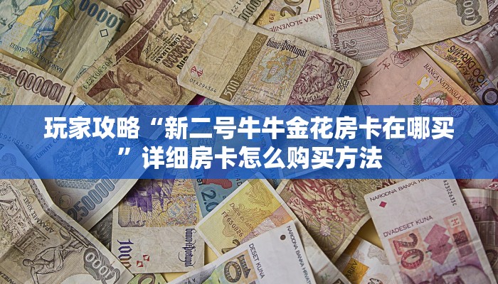玩家攻略“新二号牛牛金花房卡在哪买”详细房卡怎么购买方法